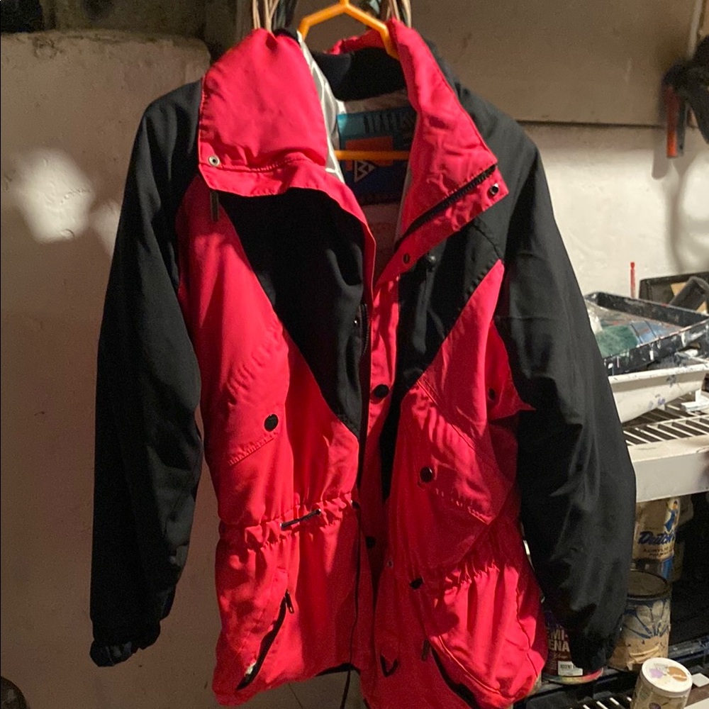 Red and Black Winter Jacket